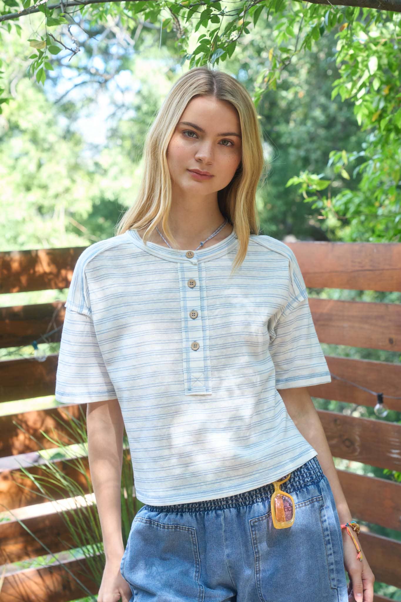 Sundaze Blue Top