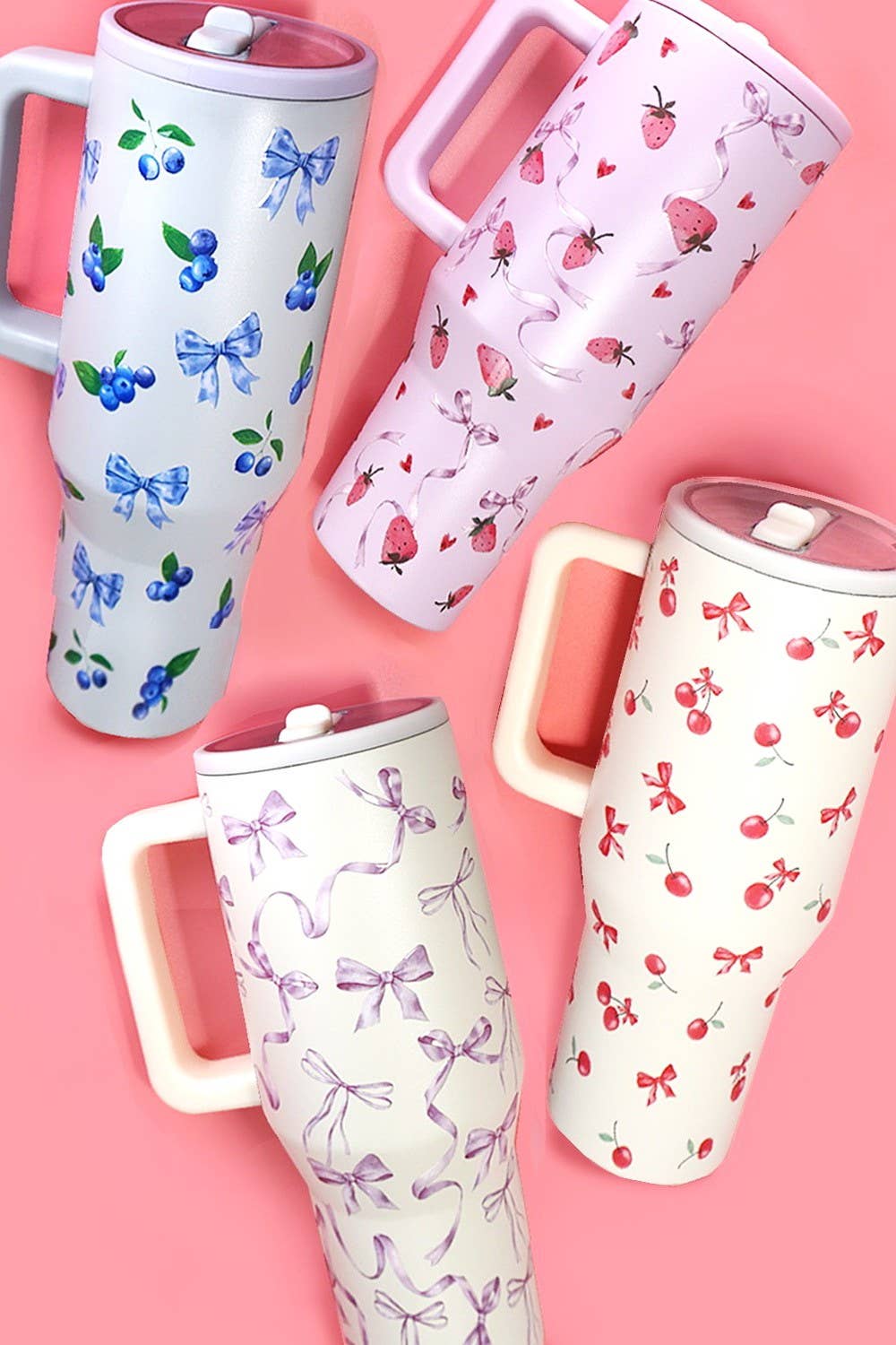 Floral Stainless Steal Tumbler