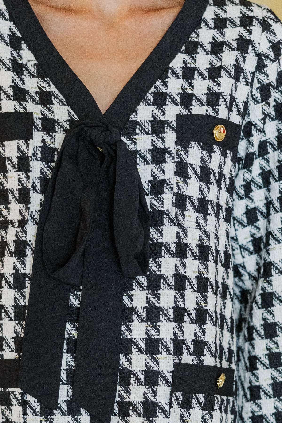 Coco Houndstooth Dress