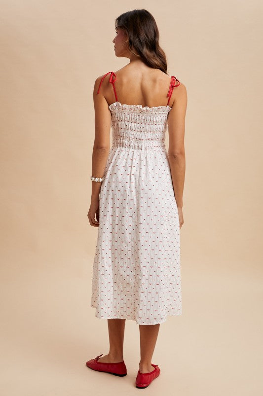 Love is in the Air Midi Dress