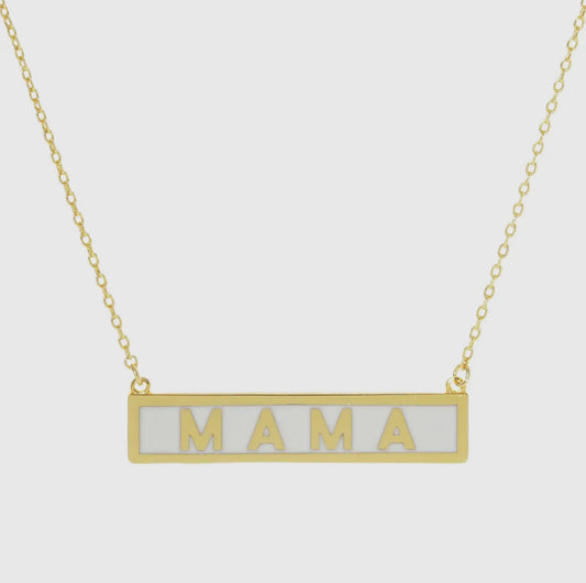 Mama Plated Necklace