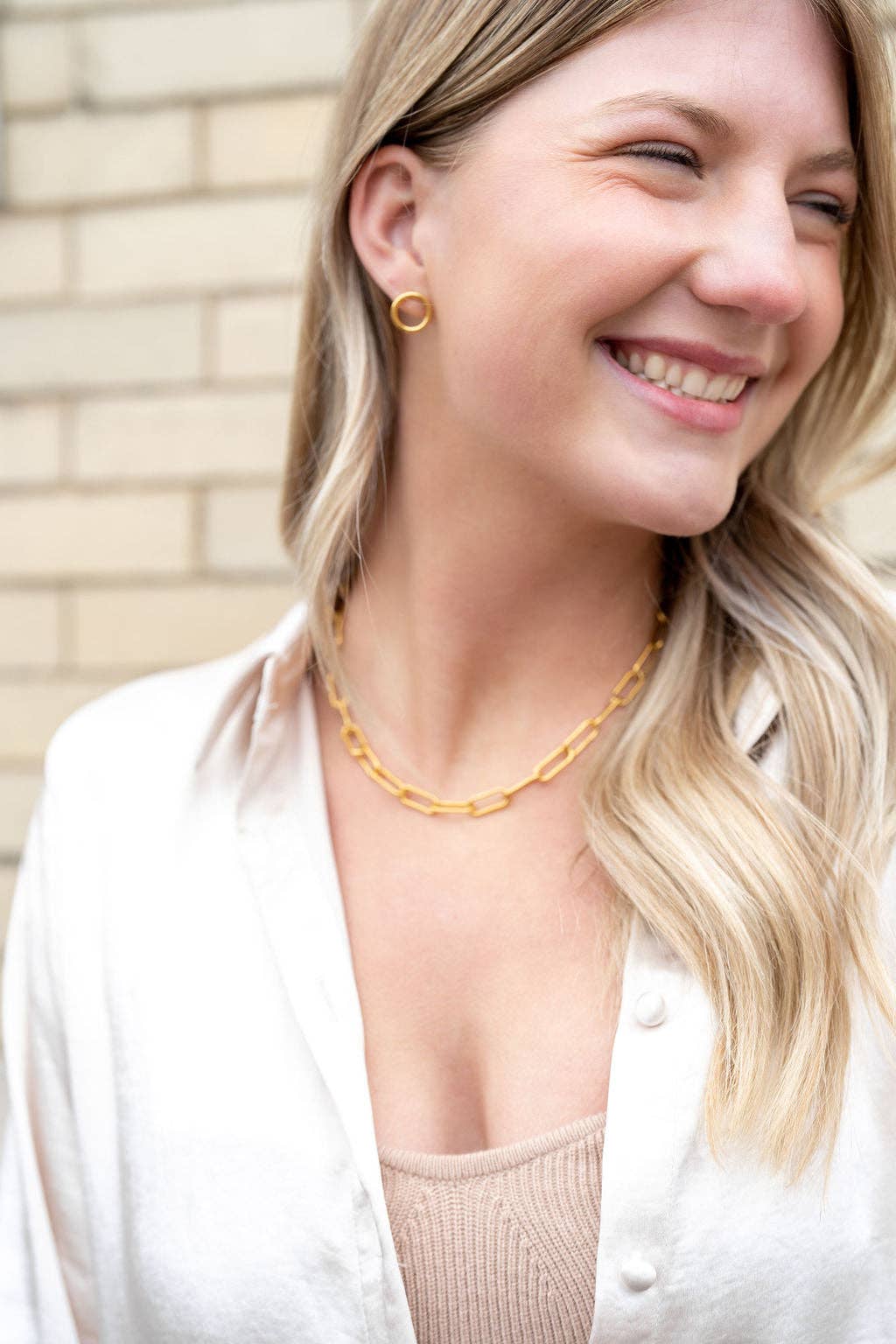 Oriana Studs- Gold