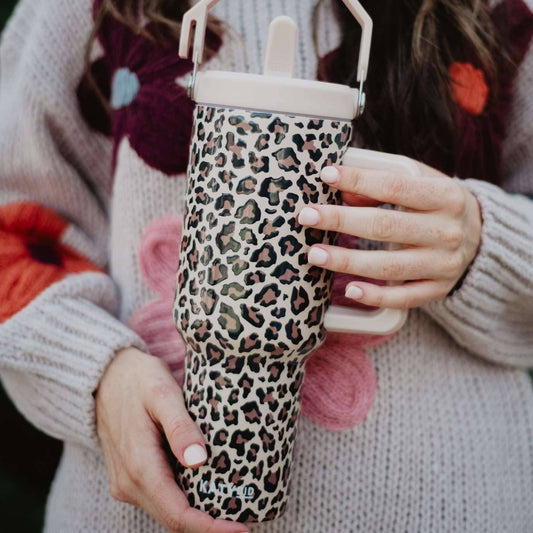 Brown Leopard Tumbler