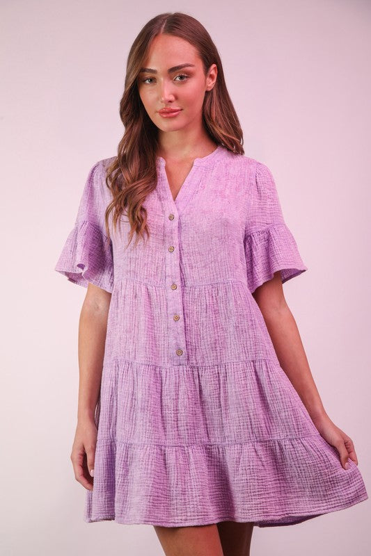 Easy On Me Gauze Dress
