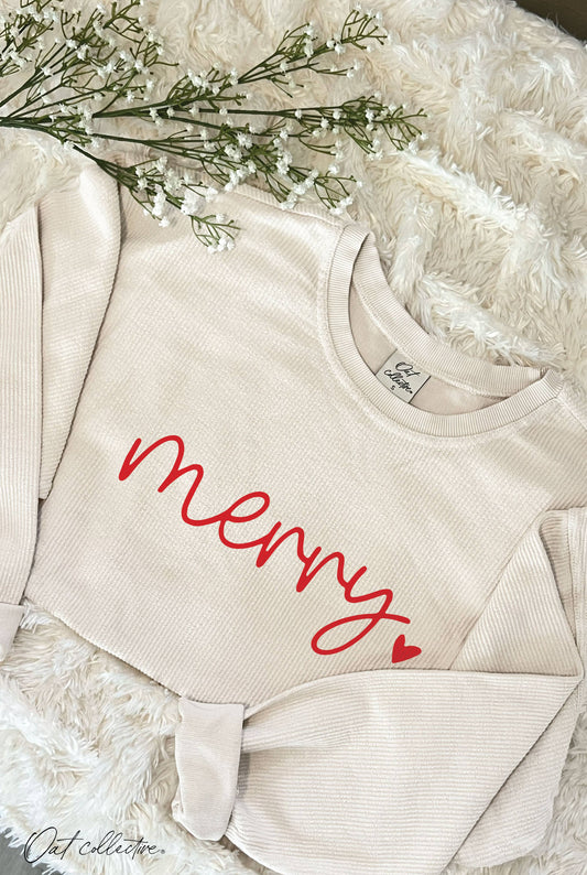 Merry Cropped Pullover