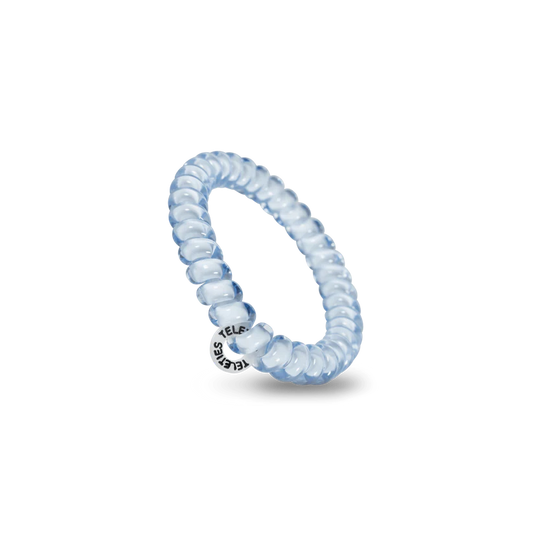 Washed Denim Hair Ties - TELETIES
