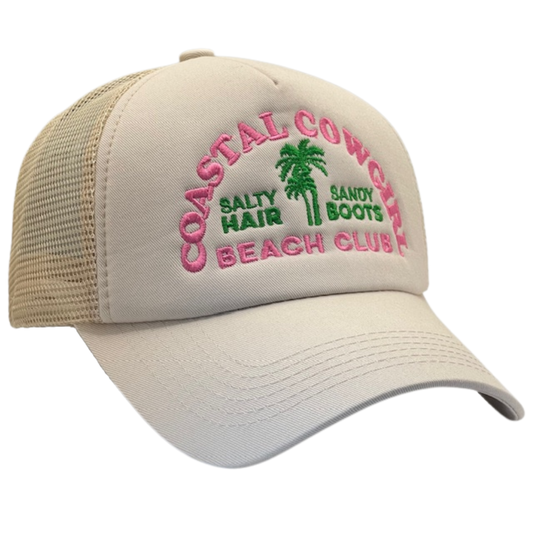 Coastal Cowgirl Beach Club Trucker Hat
