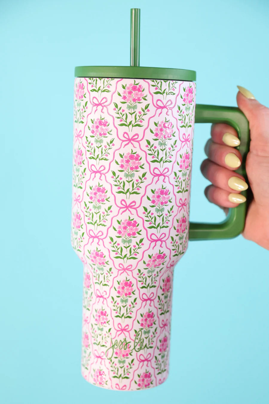 Floral Bloom Stainless Tumbler