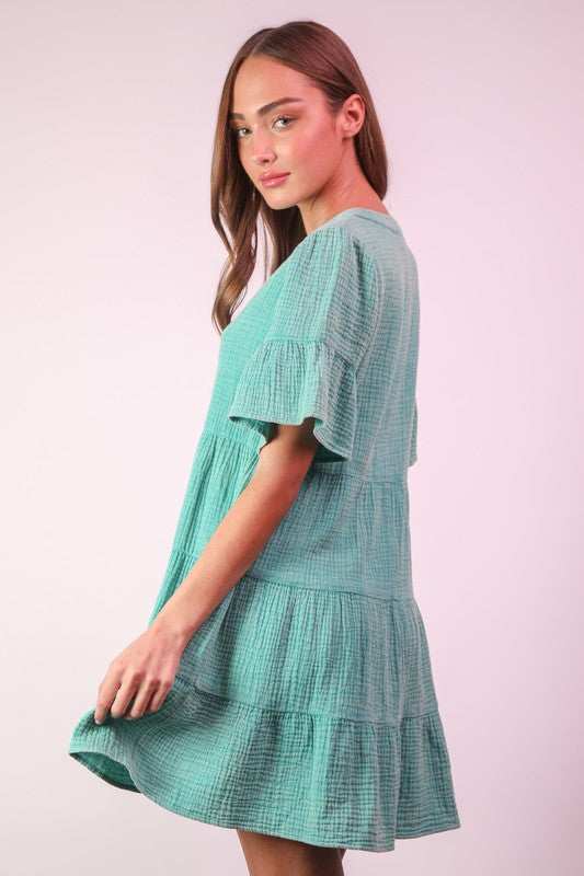 Easy On Me Gauze Dress