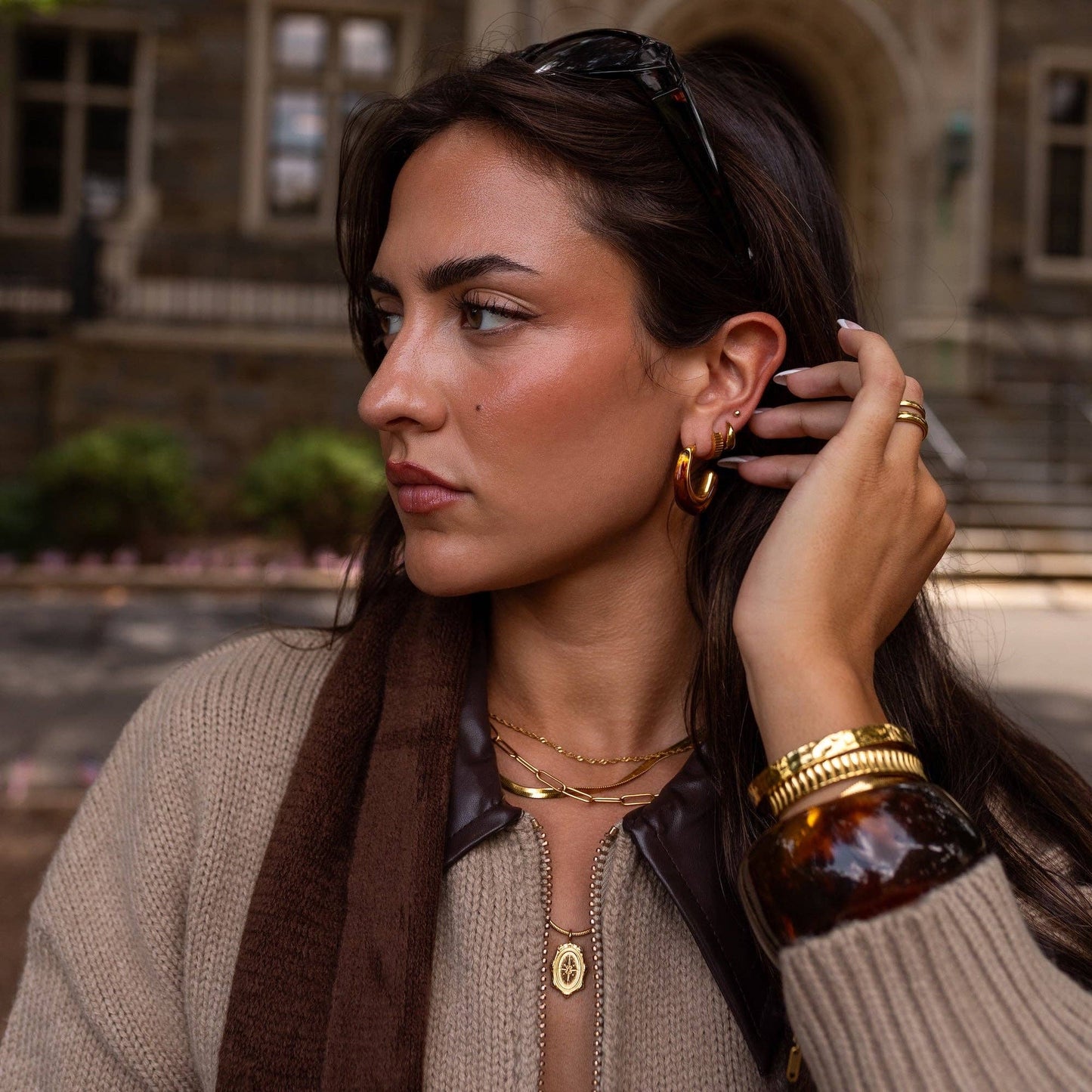 Amber Earrings- ALCO