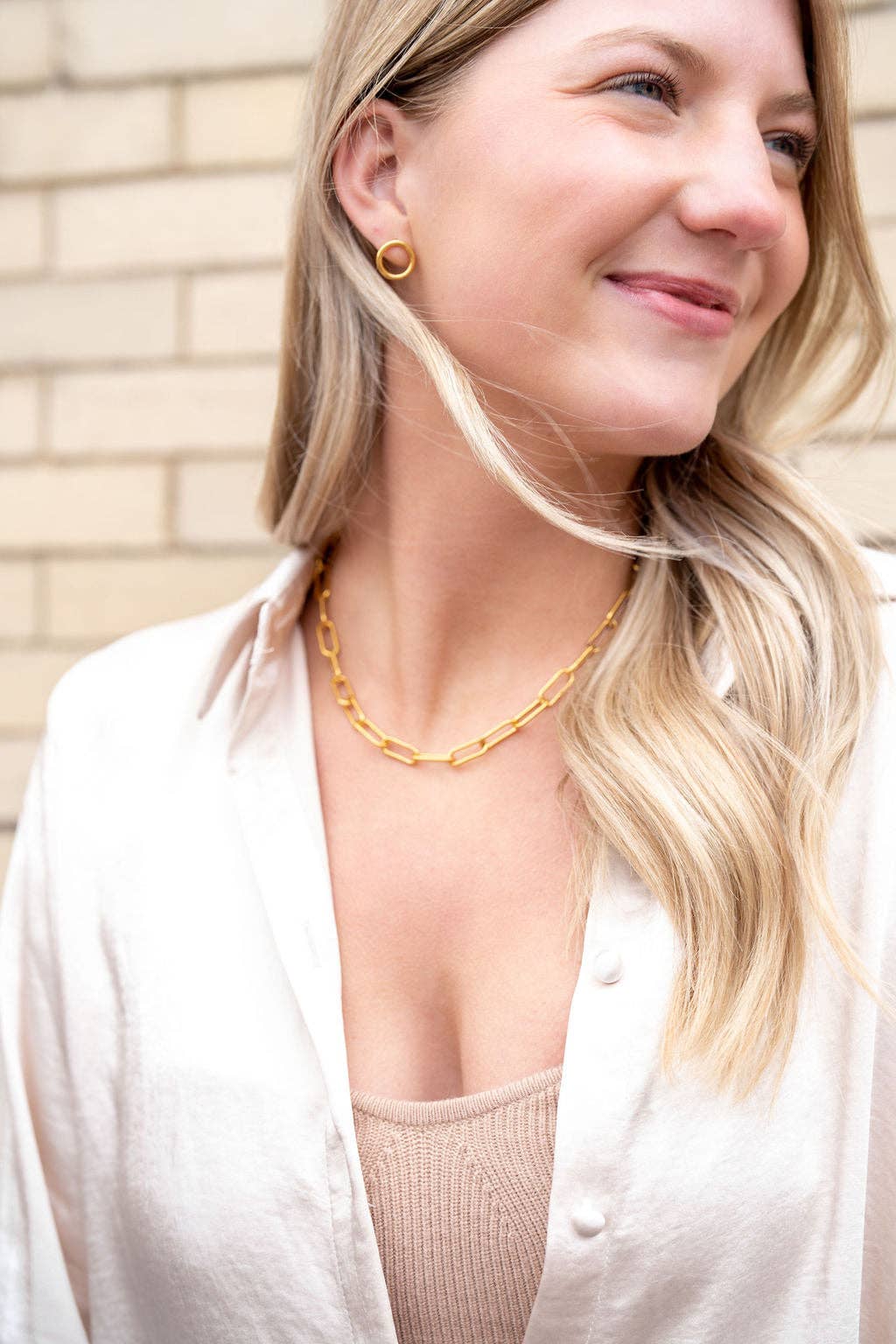 Oriana Studs- Gold