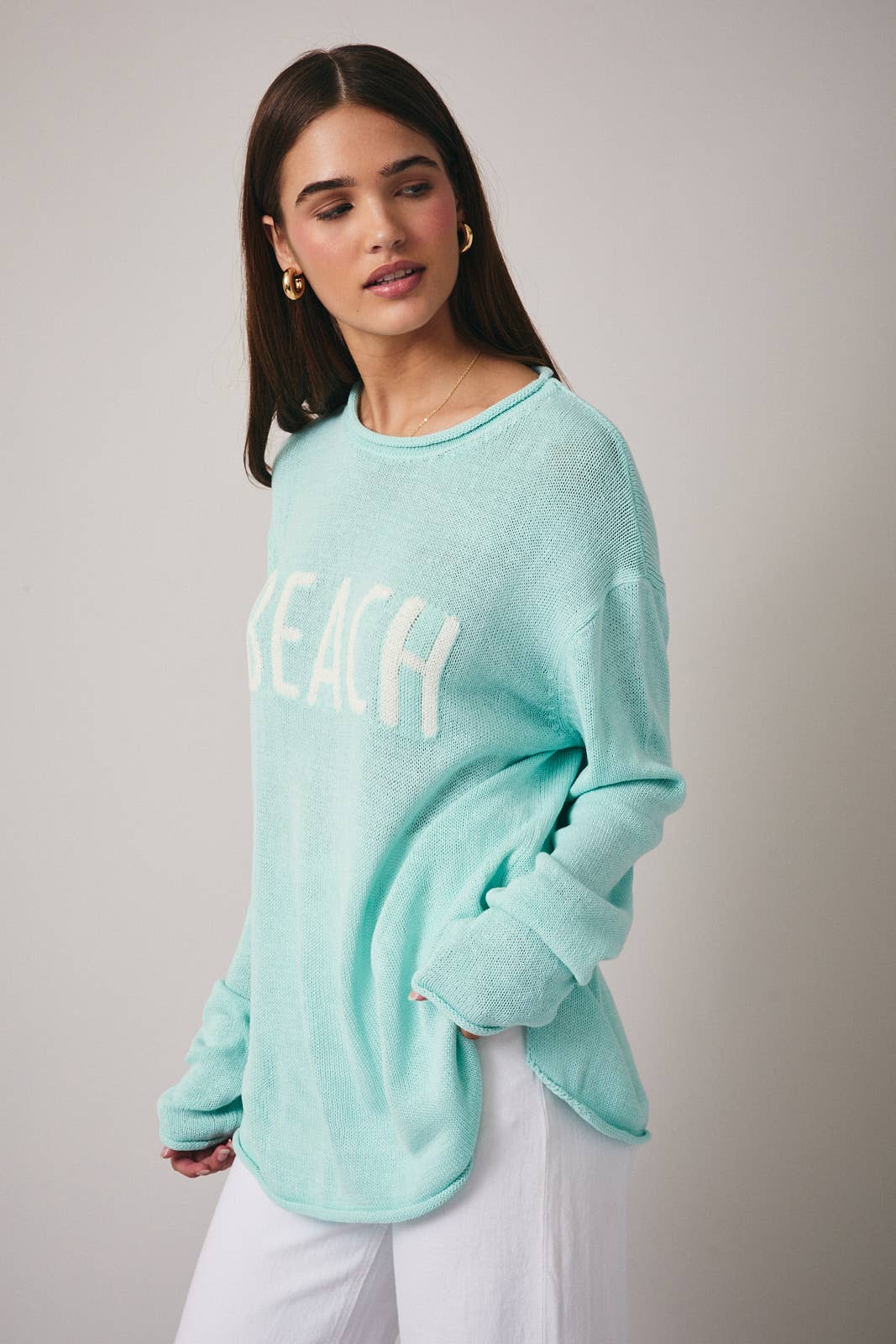 Mint to Beach Sweater