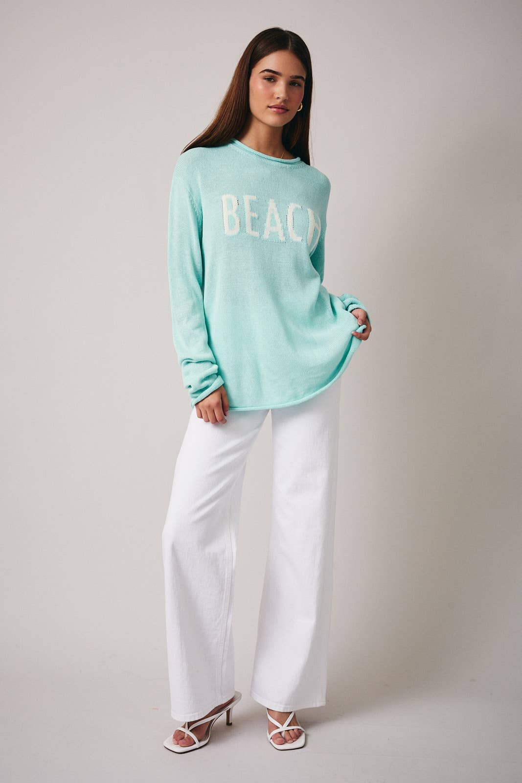 Mint to Beach Sweater