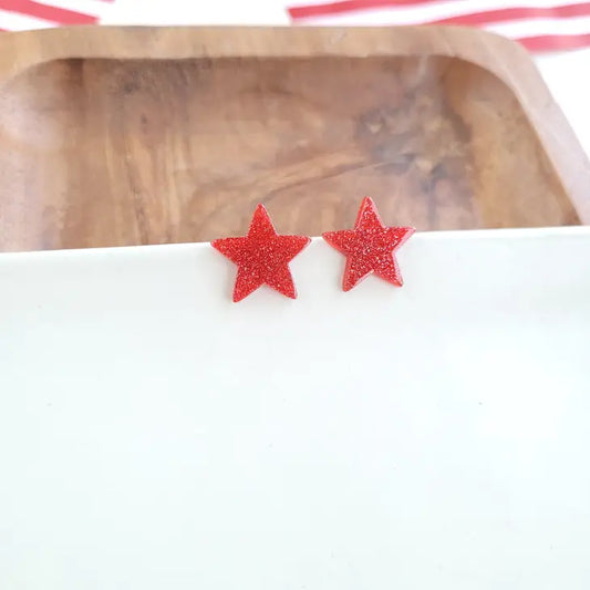 Liberty Star Studs ( two color options)