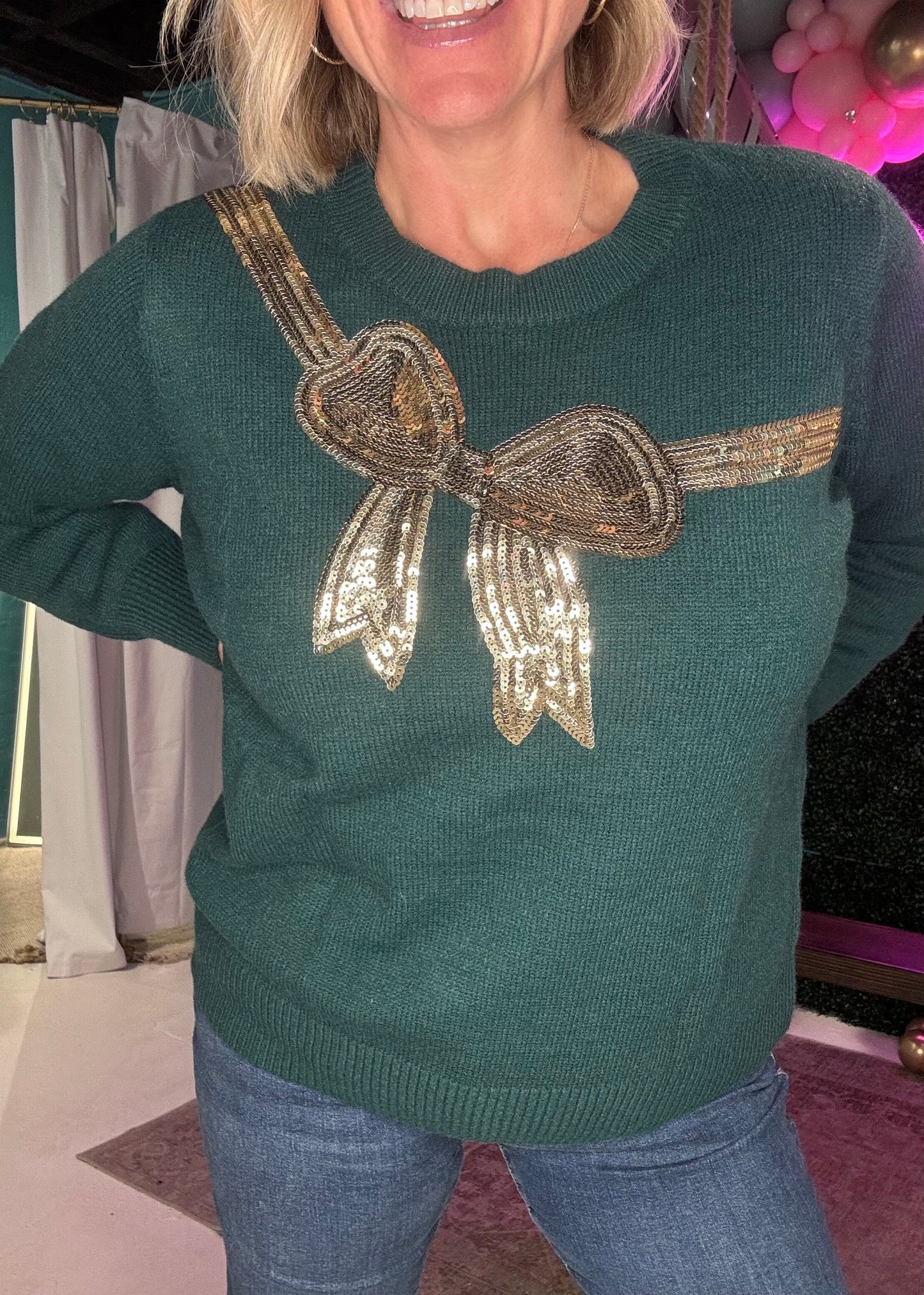 Tis the Season Bow Sweater