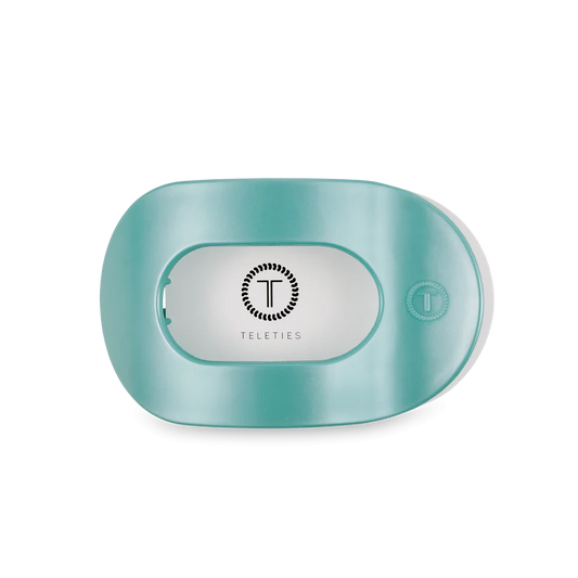 Totally Turquoise Flat Round Clip - TELETIES