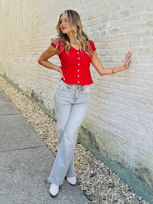 Grey Cloud Mica Jeans