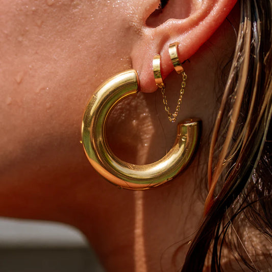 Jolie Gold Hoops- ALCO