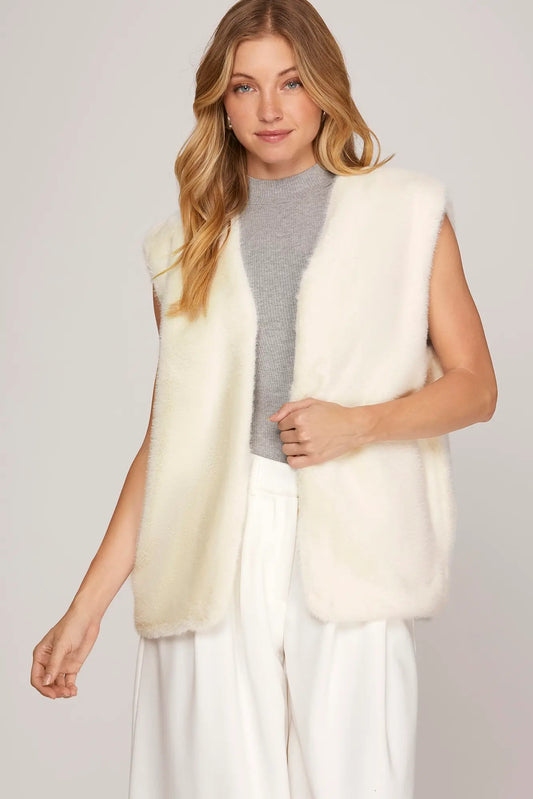 Faux Fur Vest