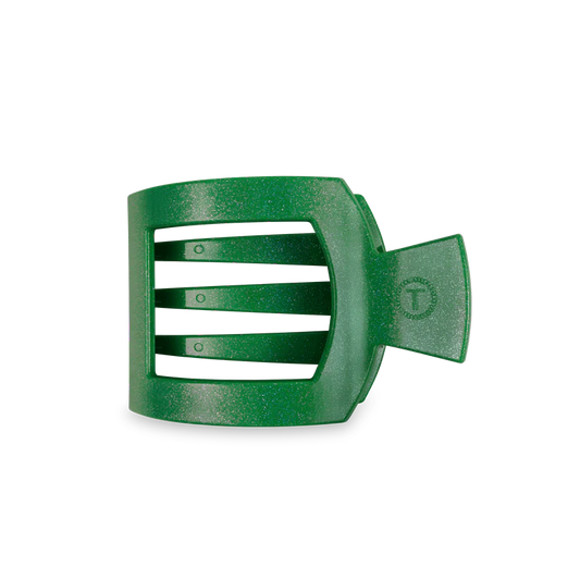 Shamrock Shimmer Square Flat Hair Clip - TELETIES