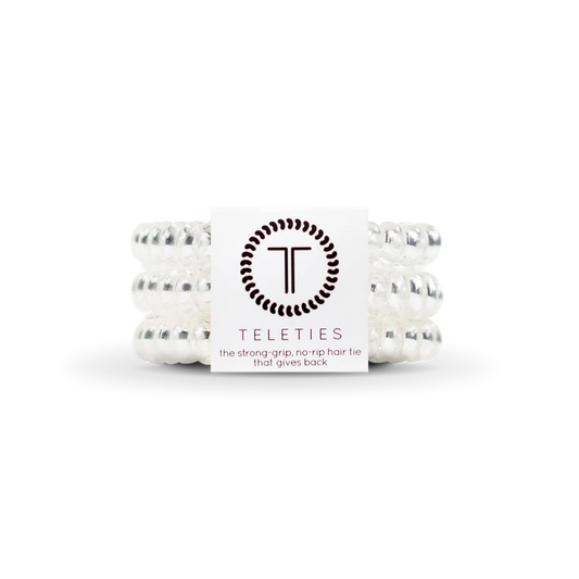 Crystal Clear Small Hair Ties - TELETIES