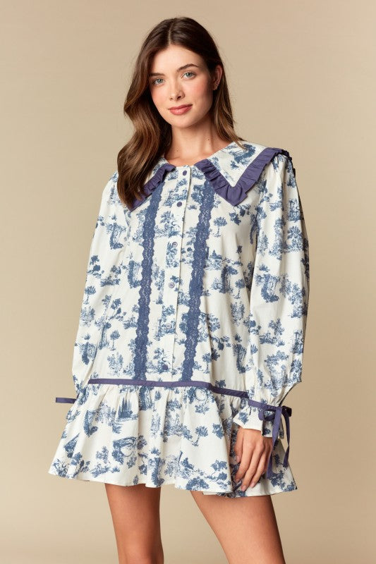 Eloise Collar Mini Dress