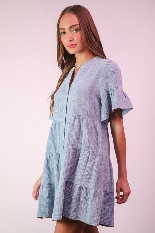 Easy On Me Gauze Dress