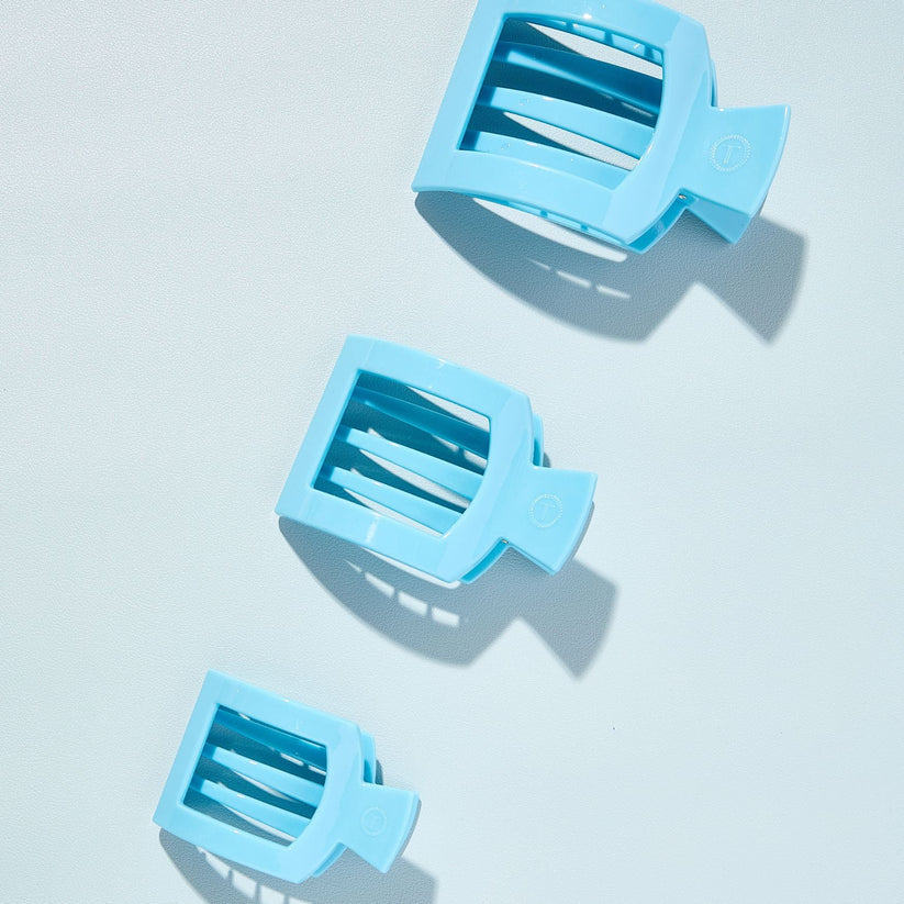Summer Sky Square Flat Hair Clip - TELETIES