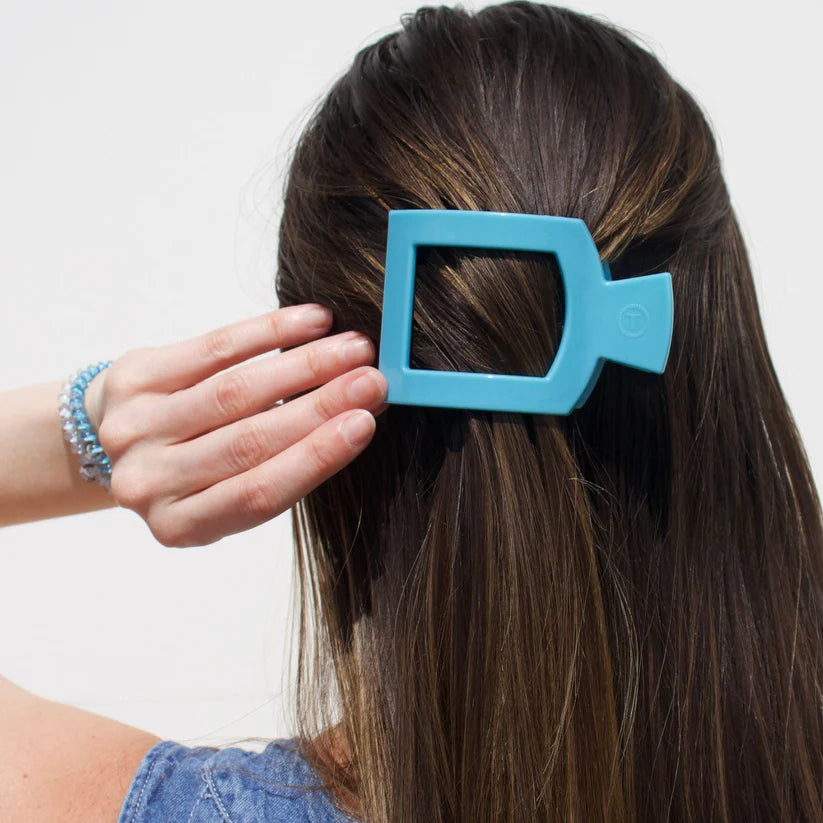 Summer Sky Square Flat Hair Clip - TELETIES