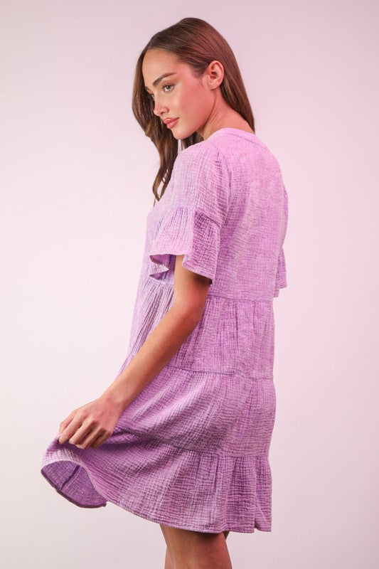 Easy On Me Gauze Dress