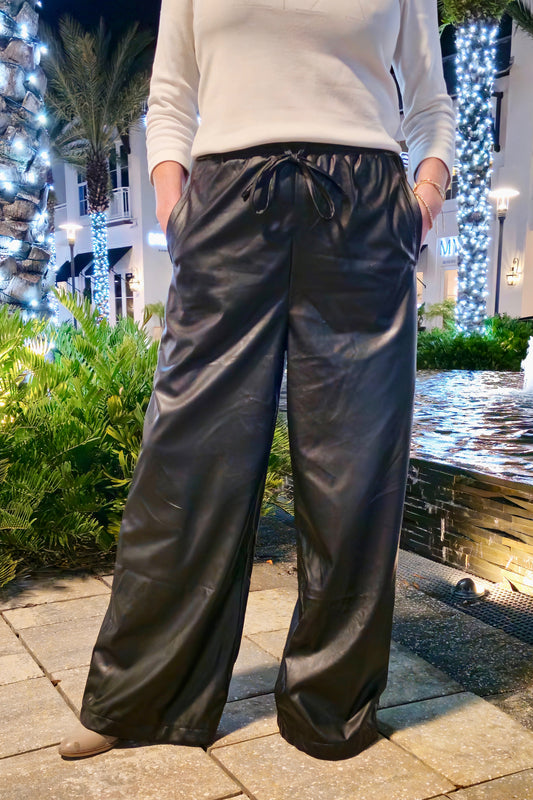 Leighton Faux Leather Pant