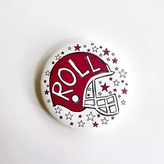 Roll Tide Helmet Button