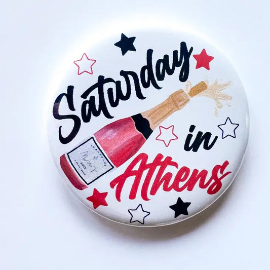 Saturday in Athens Button