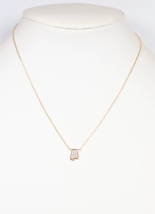Alabama State Necklace