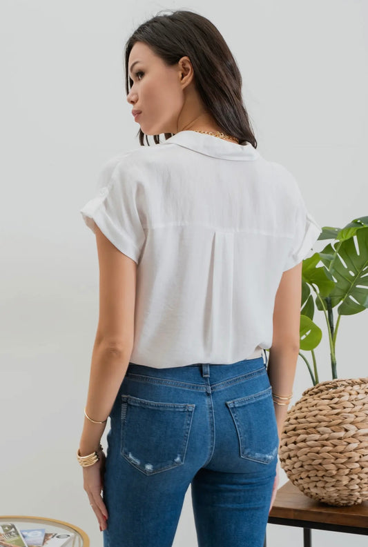 Aubrey Button Down Top