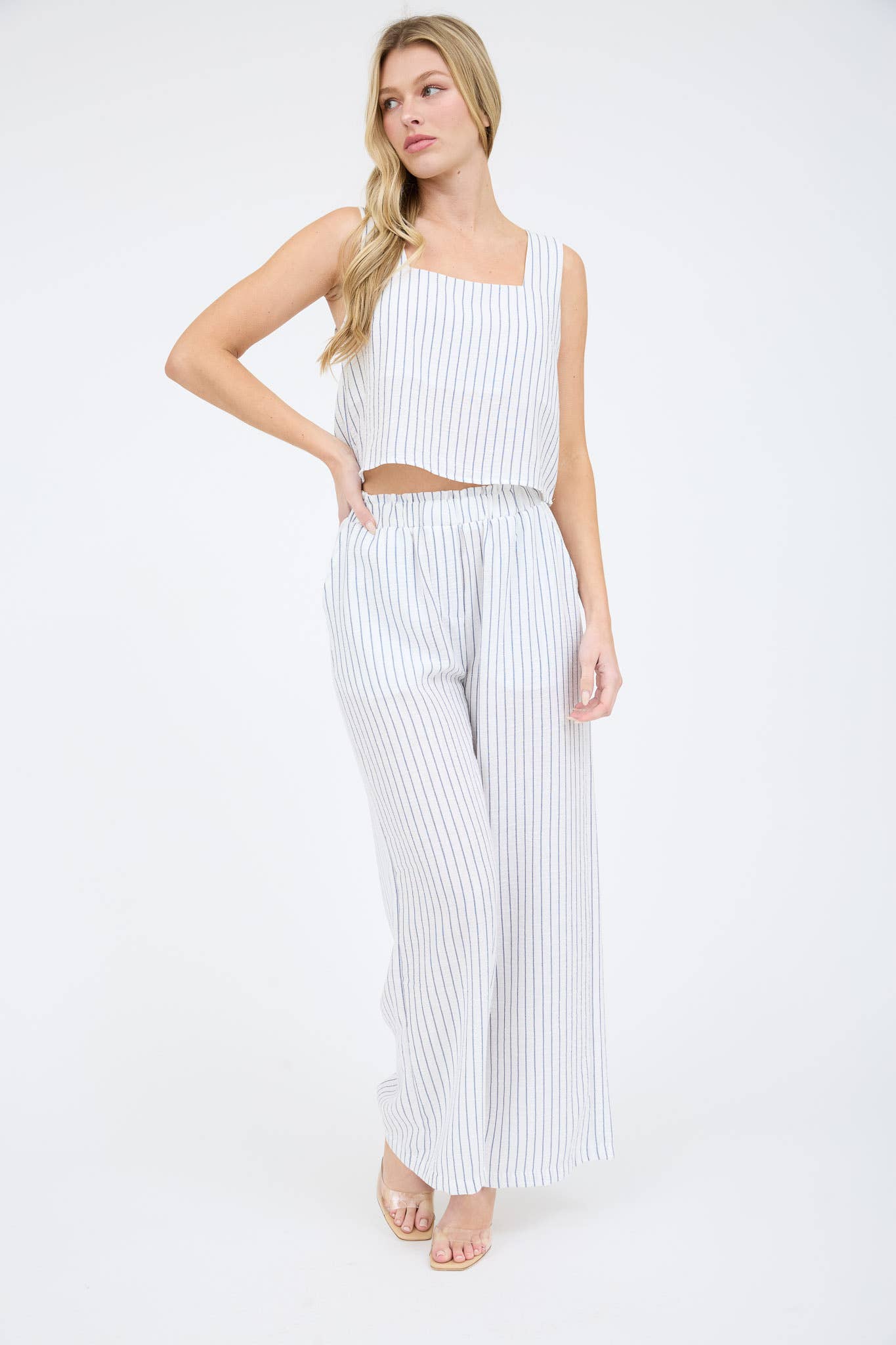 Saylor Pinstripe Set