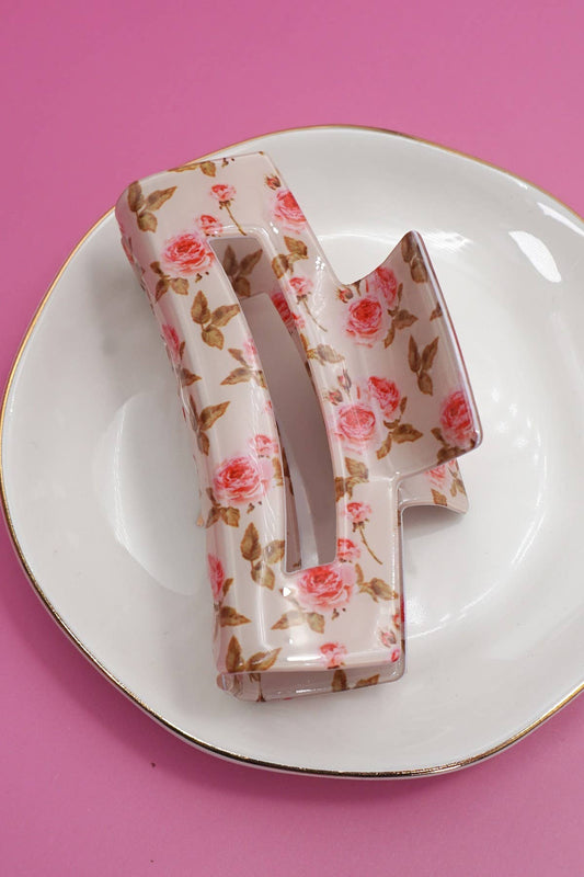 FLORAL DITSY HAIR CLAW CLIPS