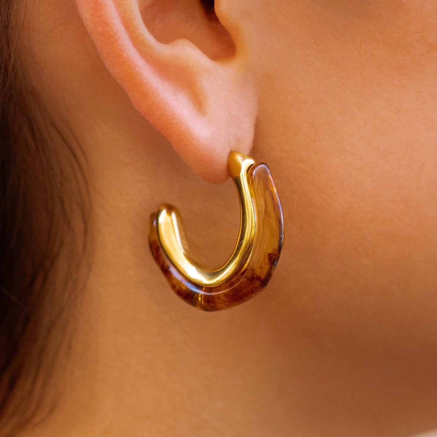 Amber Earrings- ALCO