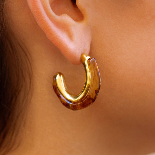 Amber Earrings- ALCO