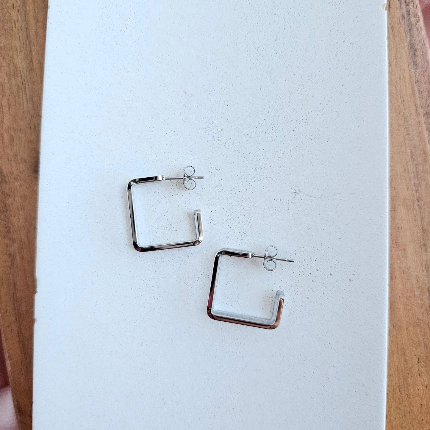 Silver Kamora Hoops