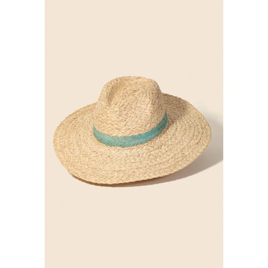Braided Straw Hat- multiple color options
