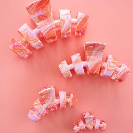 Classic | Just Keep Swimming | Large Hair Clip-TELETIES