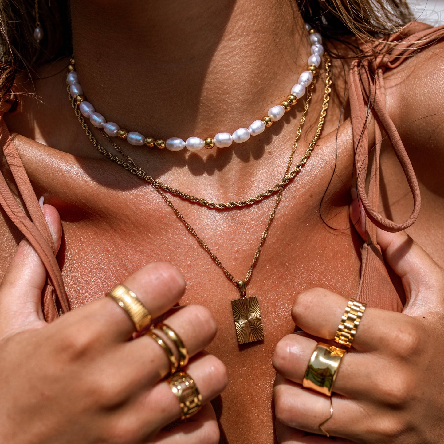 30A Necklace Gold- ALCO