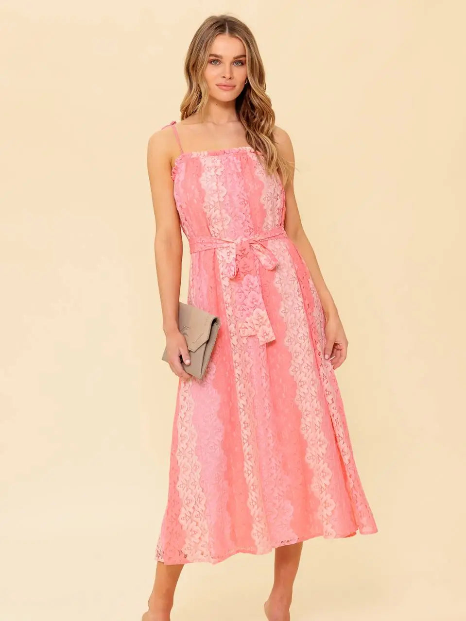 Lacey Woven Midi