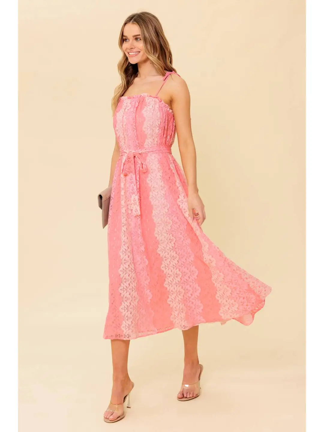 Lacey Woven Midi