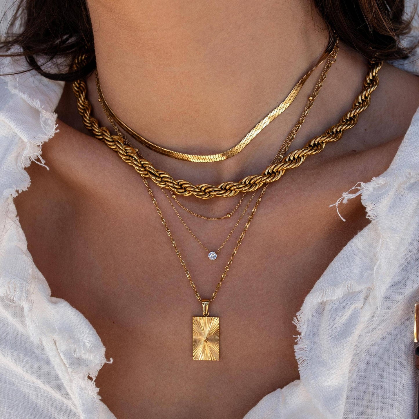 30A Necklace Gold- ALCO