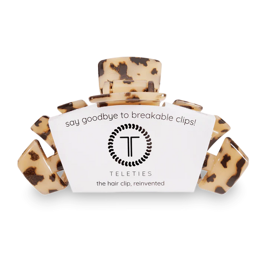 Blonde Tortoise Classic Large Claw Clip - TELETIES