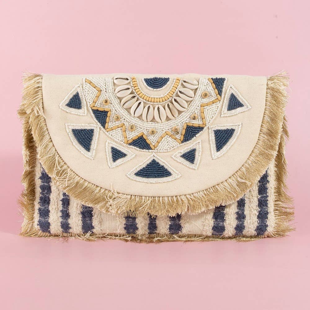 Beaded Clutch Bag