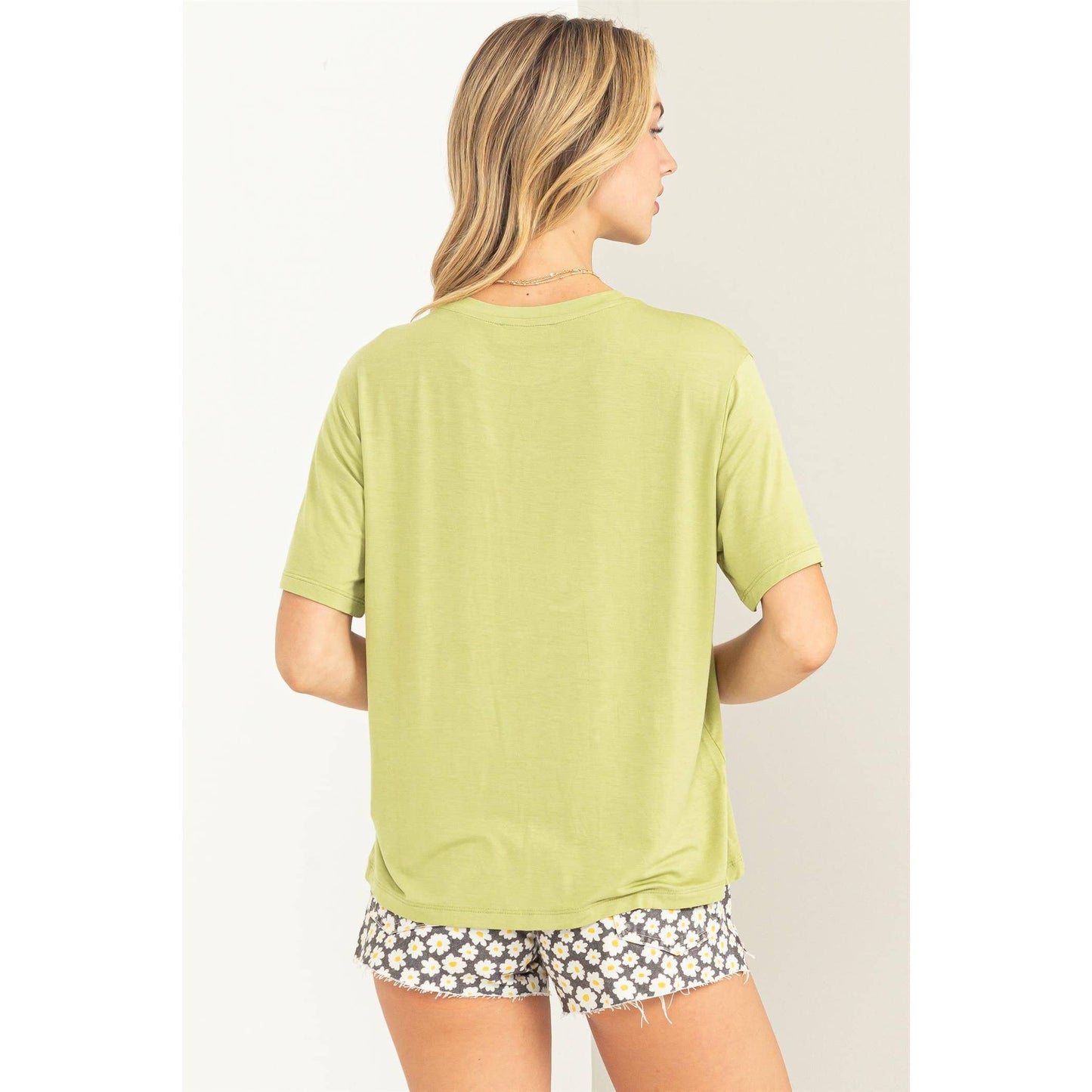 Olive Pocket Tee