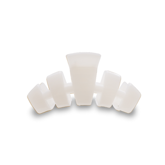 Classic Hair Clip | Small | Coconut White- TELETIES